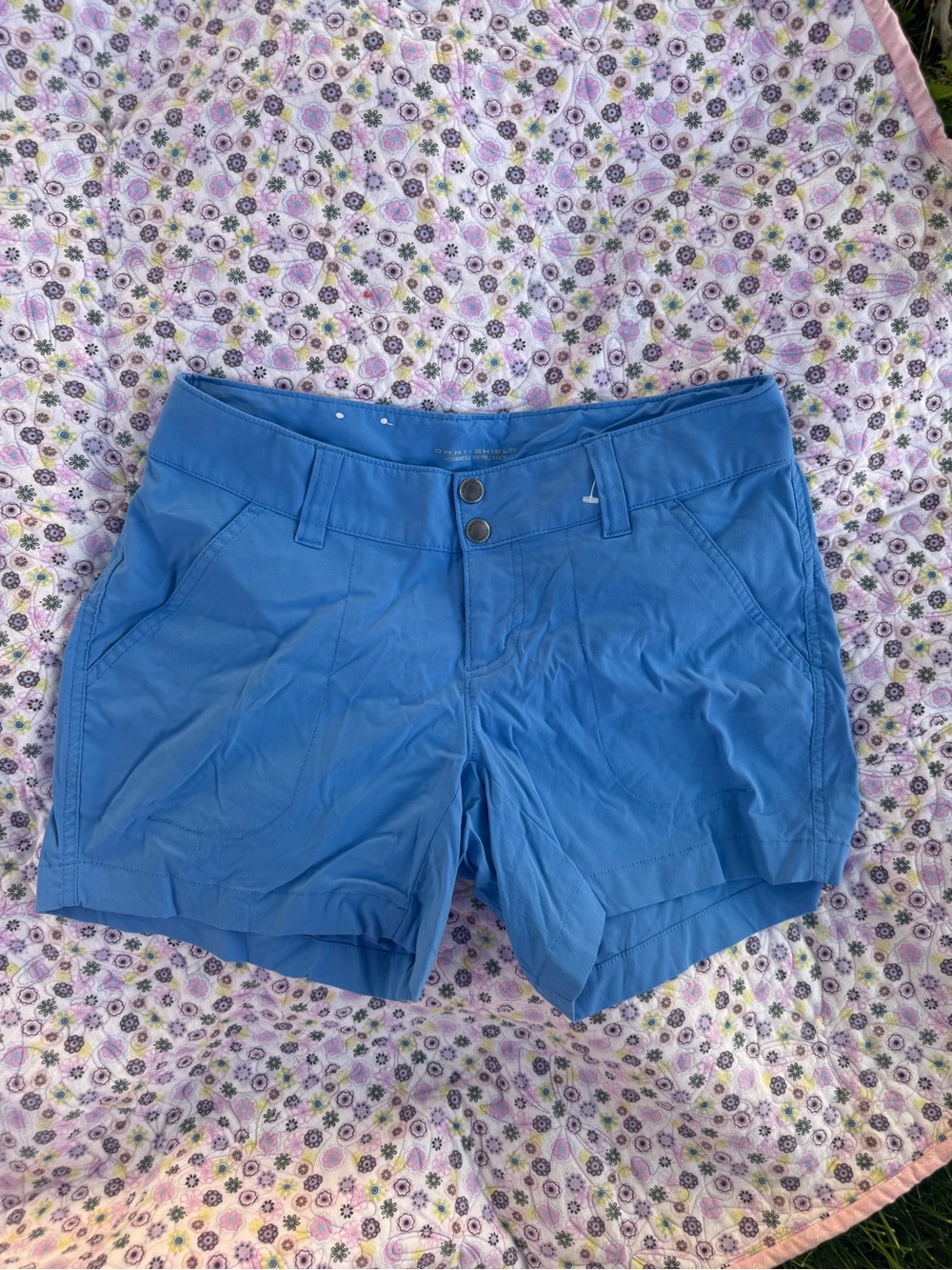 Columbia Blue Outdoor Women's Shorts